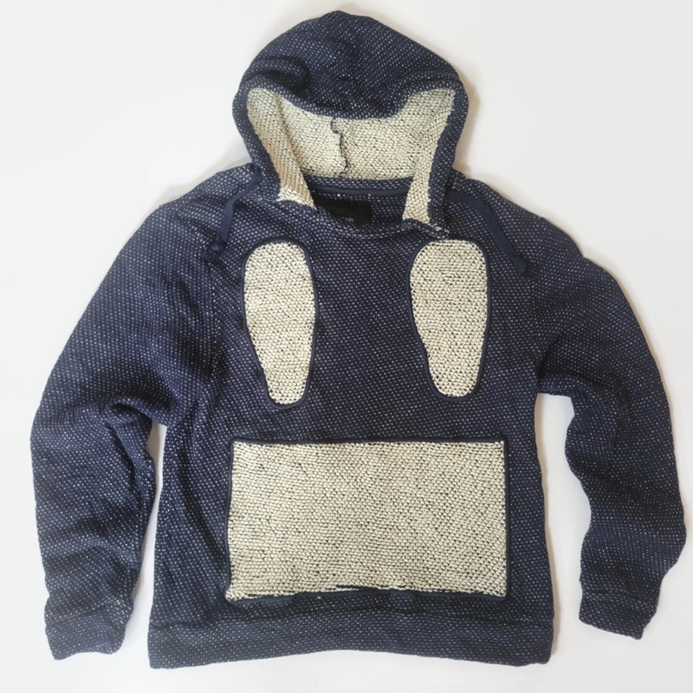 Mostly Heard Rarely Seen Navy Blue Hoodie